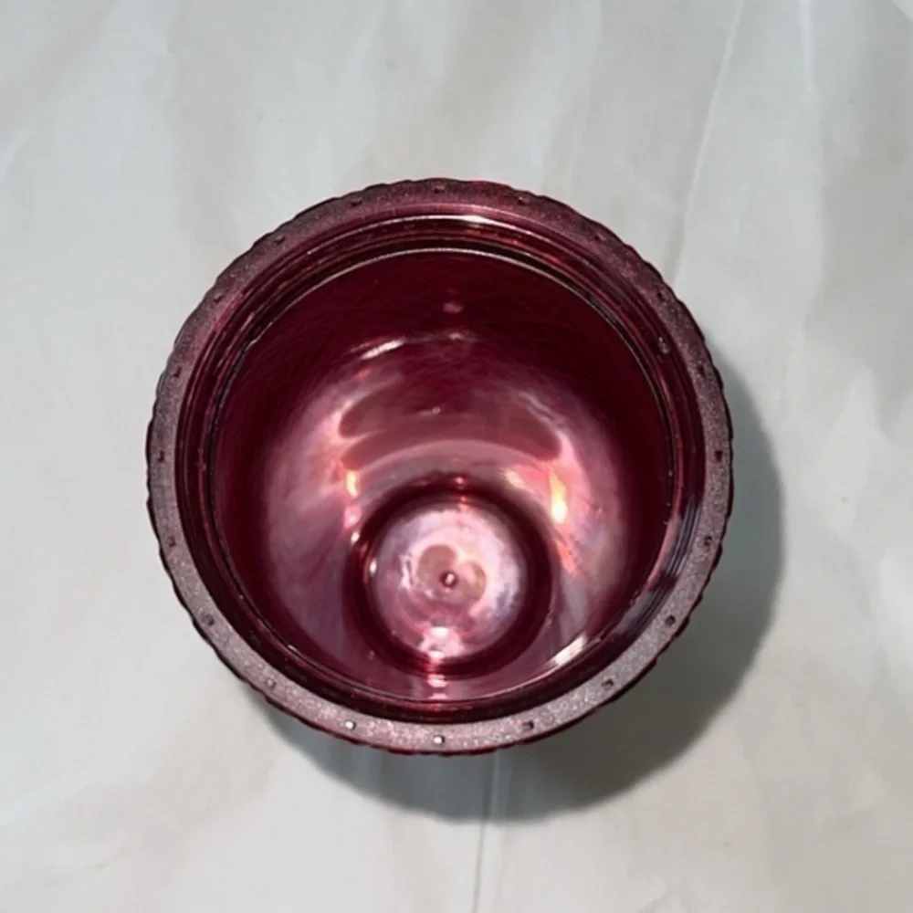 Starbucks Crystal Jeweled Merlot‎ Red Iridescent Studded Cup Tumbler 24oz